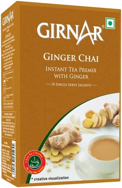 Instant Chai (Tea) Premix With Ginger 10 Sachet Pack
