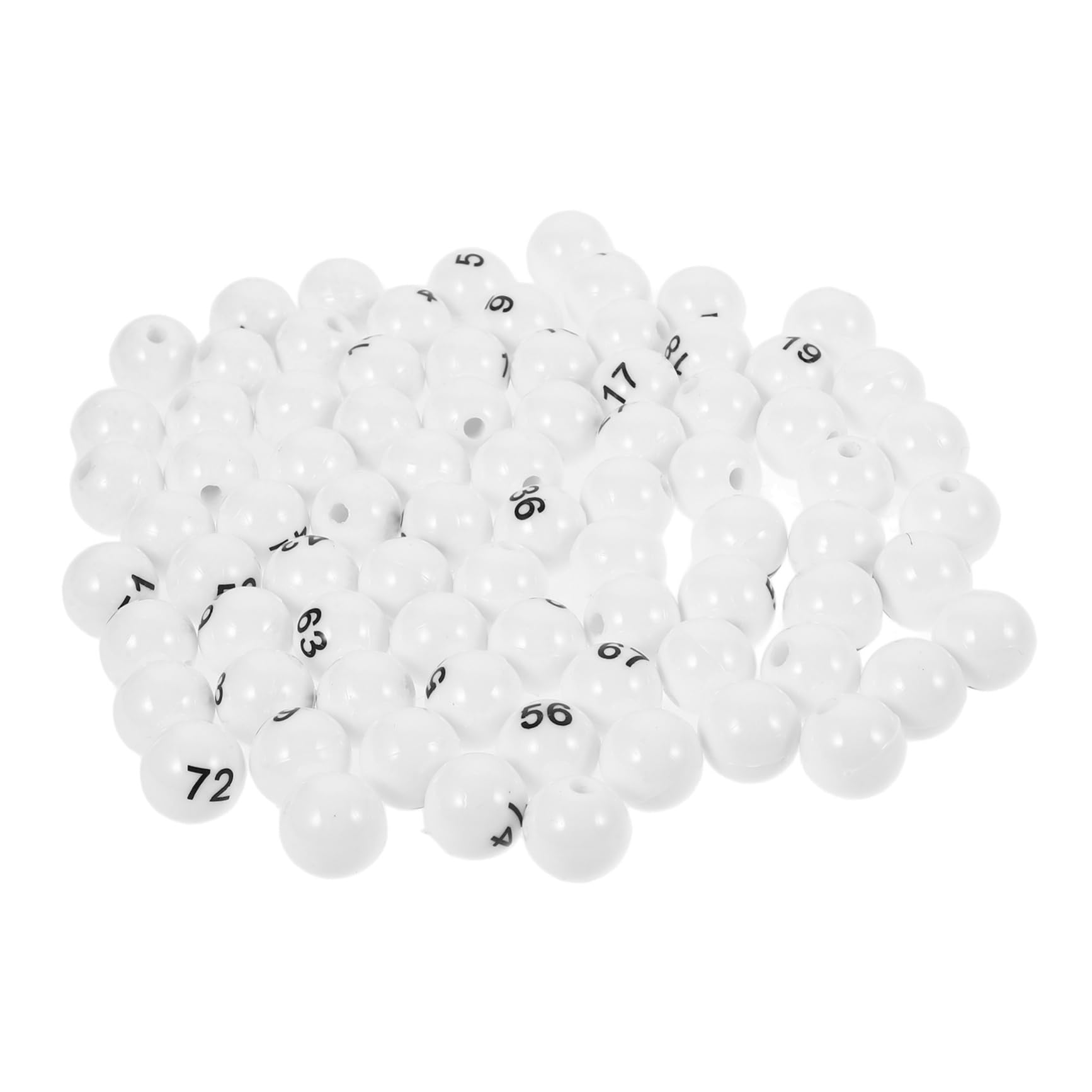 BESTonZON 300 Pièces Accessoires De Machine Boules De Loterie Remplacements De Boules De Bingo Mini Boules De Bingo Nuits De Bingo Jouets Boules De Shake Électrique Boule Porte-