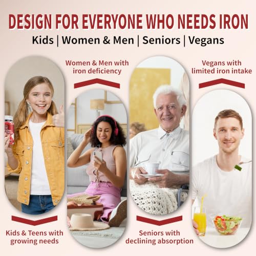 AQUONIX Liposomal Iron Bisglycinate Gummies