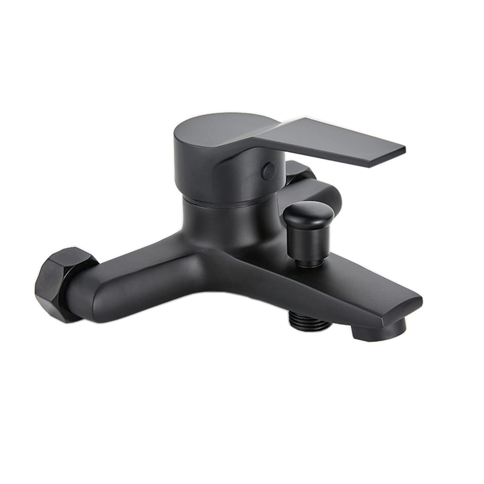 Miscelatore Monocomando,Nero Opaco,Miscelatore Monocomando Doccia,Ottone,Rubinetto Doccia Miscelatore 1/2",Rubinetto Per Vasca Nero,Rubinetto Miscelatore,cromo