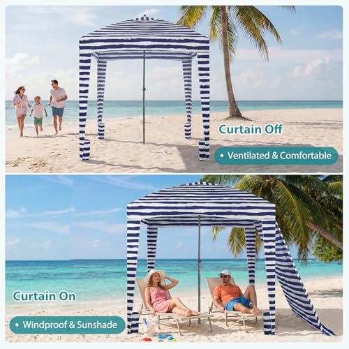 OLIXIS 6'x6' Beach Cabana Tent