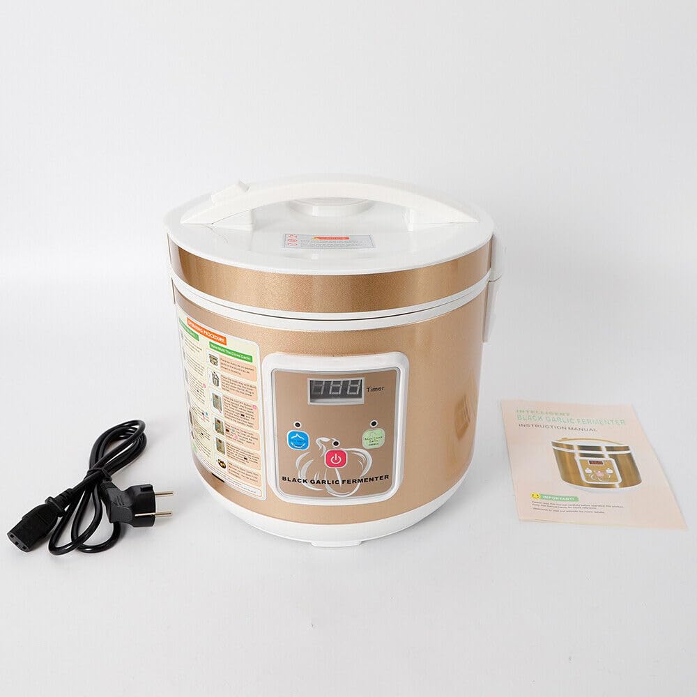 Automatisch Black Garlic Fermentationsmaschine Schwarzer Knoblauch Fermenter 5L Black Garlic Fermenter Full Automatic Intelligent Control Garlics Maker Multi Clove Garlic DIY Cooker