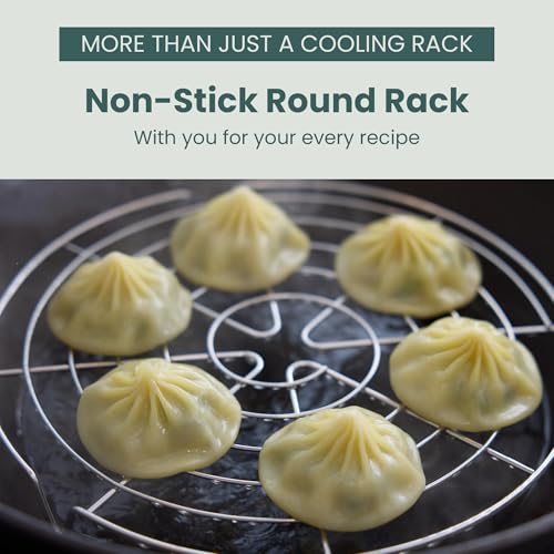 Image of Ultra Cuisine 3 Set Round Cooling Racks for Baking (7.5, 9 & 10.5 Inch)