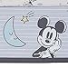 Lambs & Ivy Disney Baby Moonlight Mickey Mouse 3-Piece Nursery Crib Bedding Set