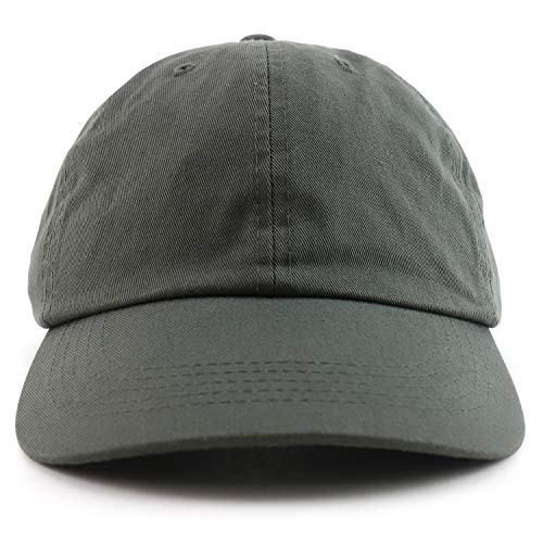 Image of Trendy Apparel Shop Oversize XXL Plain Unstructured Soft Crown Cotton Dad Hat