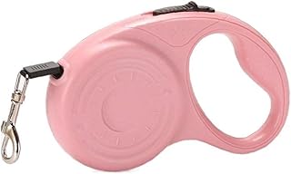 5m Retractable Dog Lead Extendable Nylon Leads Extending Leash for Dogs Training Walking and Jogging