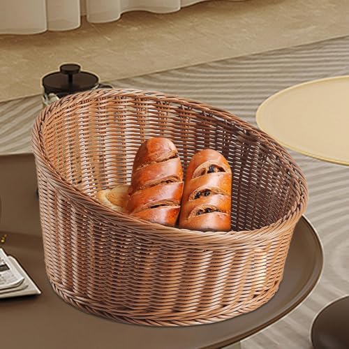 Panier de service tissé pour un buffet de restaurant et table de salon - 4