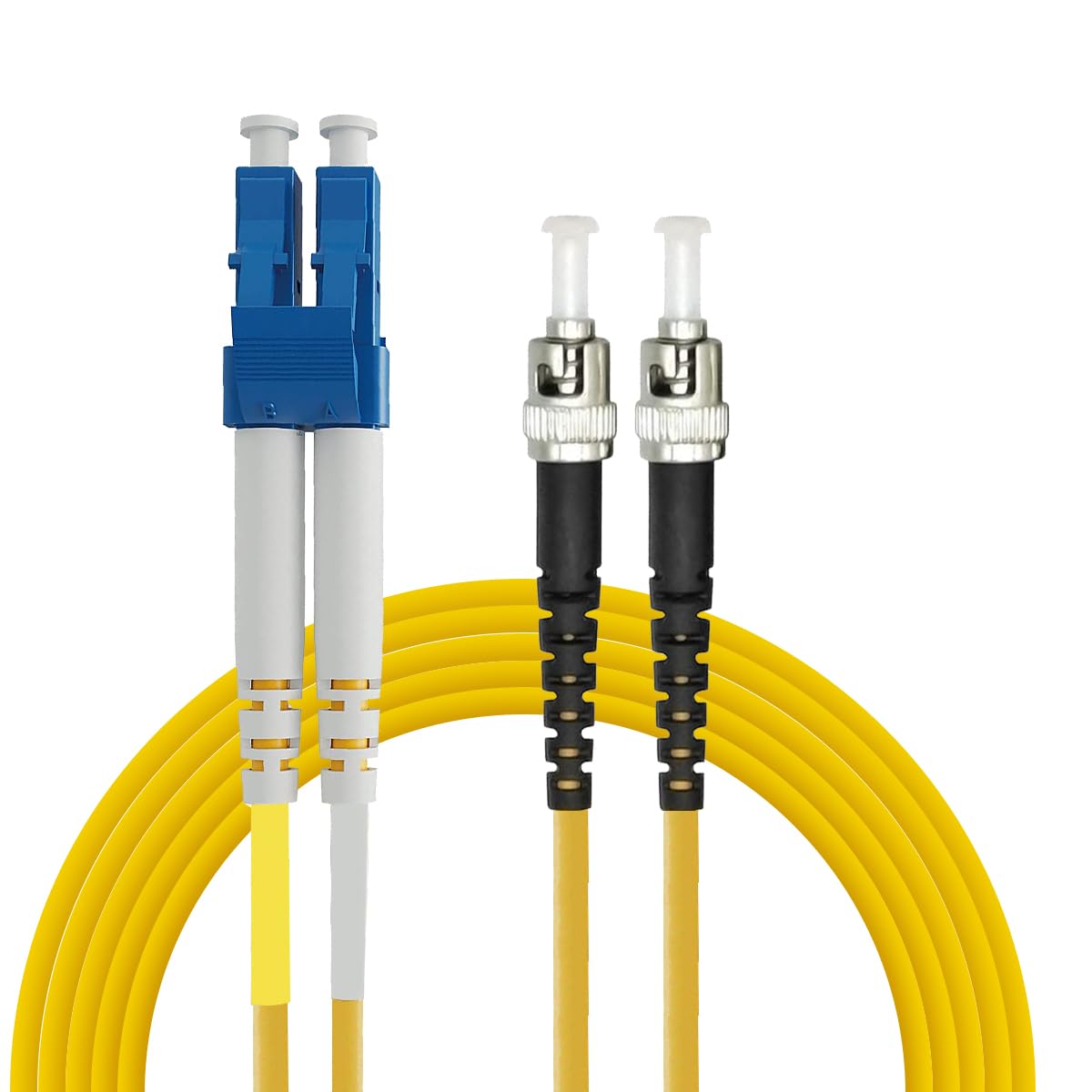 EDIONS LC to ST Fiber Patch Cable, 3M(9.84ft) Single Mode Duplex Fiber Jumper 9/125um OS1 LSZH - Image 4
