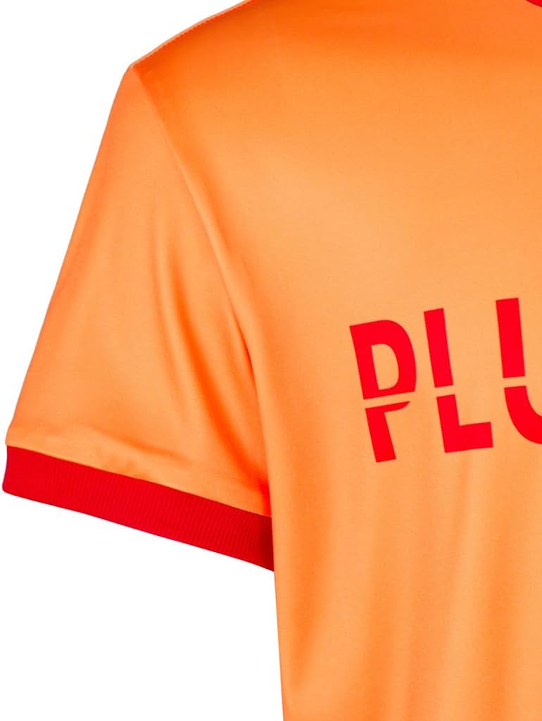 Scott Cosplay Costume Shirt Men's Movie Plumtree Print Orange T-Shirt Summer Short Sleeve Tee
