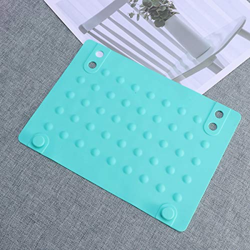SaditY 2pcs Hair Straightener Silicone Mat Styling Station Mat miniatura 6