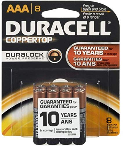 Image of Duracell Coppertop AAA Alkaline Batteries 1.5 Volt 8 Each (Pack of 3)
