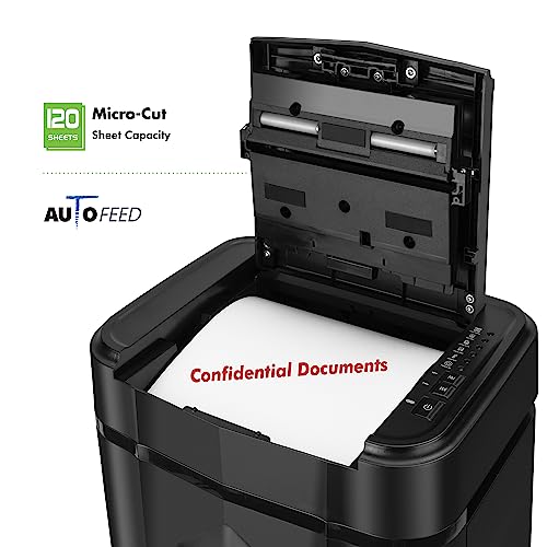 Aurora Professional Grade AU125MA 120-Sheet Auto Feed High-Security Micro-Cut Paper Shredder の商品画像 2