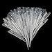 G2PLUS 100PCS 3ml Disposable Plastic Pipettes, Essential Oils Graduated Transfer Pipettes for Science Laboratory, Experiment, Essential Oils, Make up Tool