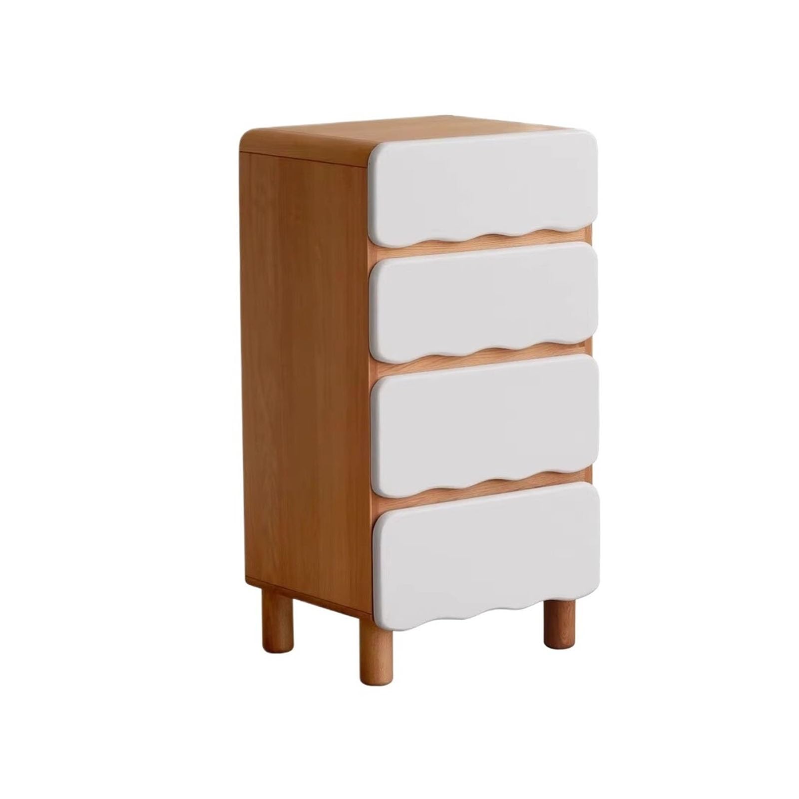 Dh2yjnbf3 One Color Bedroom 4 Drawer Dresser For Bedroom, 38" Tall Wood Closet Storage Chest Dressers, Modern Cabinet For, Living Room Storage Organizer
