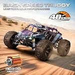 RC Voitures pour adultes & Les garçons, 1:14 Desert 4WD hors route RC Camion à grande vitesse 40 km/h, 4x4 Télécommande avec 2 Remboursé 1300mAh Batteries et 2 Ensembles de pneus
