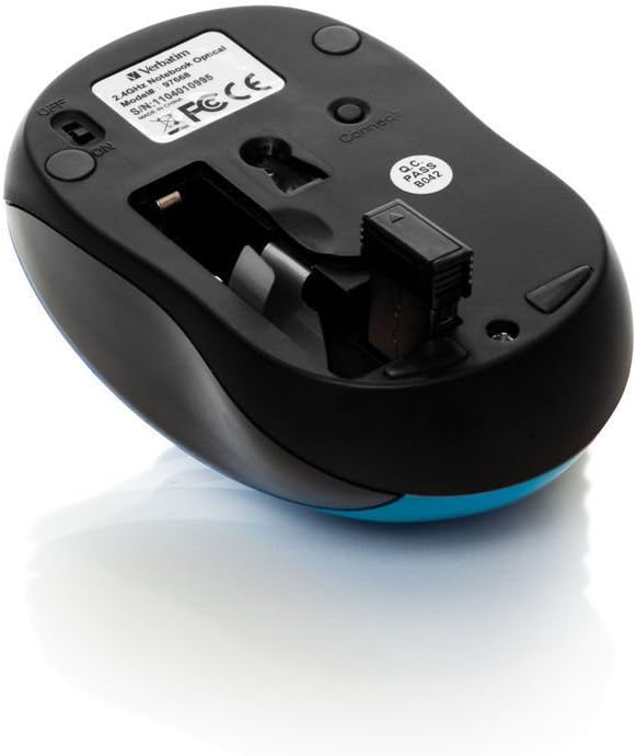 Verbatim Go Nano Wireless Mouse Caribbean blue