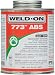 Weldon 10244 Black 773 Medium-Bodied ABS Professional Plumbing-Grade Cement, Fast-Setting, Low-VOC, 1 Pint Can with Applicator Cap