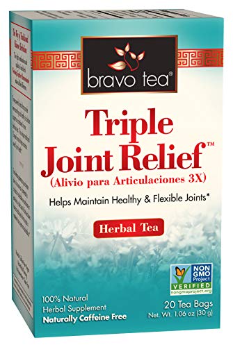 Bravo Tea, Triple Joint Relief Herbal Tea, Caffeine Free, 20 Tea Bags