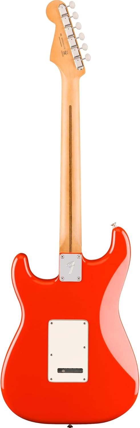 Fender Player II Stratocaster HSS - Coral Red Bundle with Gig Bag, Strap, Cable, 3-Pack Picks and Guitar Cleaning Kit