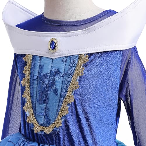 Vestido de Princesa Daisy para Niñas Pequeñas miniatura 3