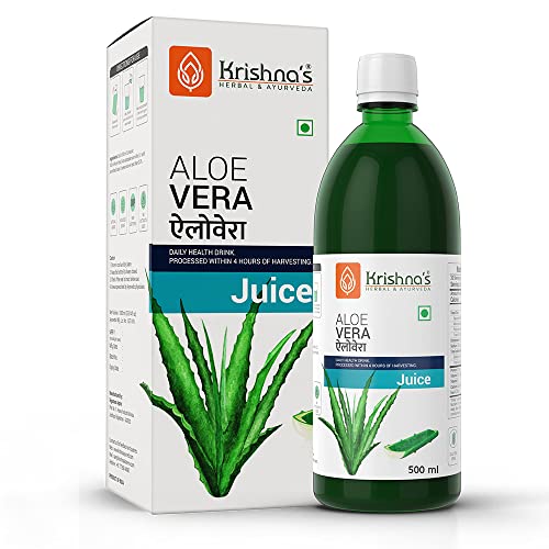 Krishna's Pulpy Aloe Vera Juice 500 ml From Deserts of Rajasthan
