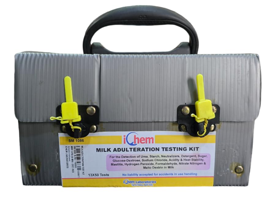 ICHEM Milk Adulteration Test Kit (13x50T) for the Detection of Common Adulterants in Milk (B0D35X2GR3) Amazon Price History, Amazon Price Tracker
