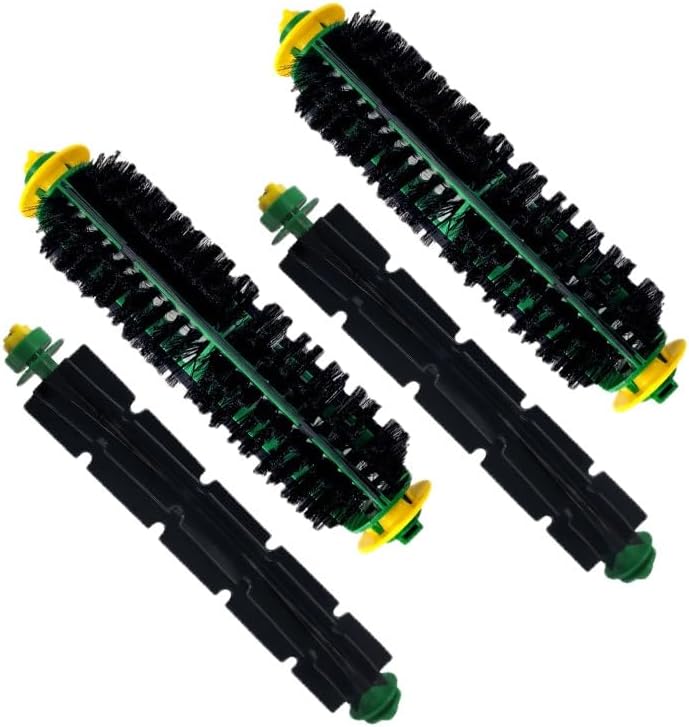 Side Brushes HEPA Roller Main Brush for I-R-OBOT Roomba 500 Series 510 527 530 532 535 580 585 590 Robotic Vacuum Cleaner(16pcs Side Brush)