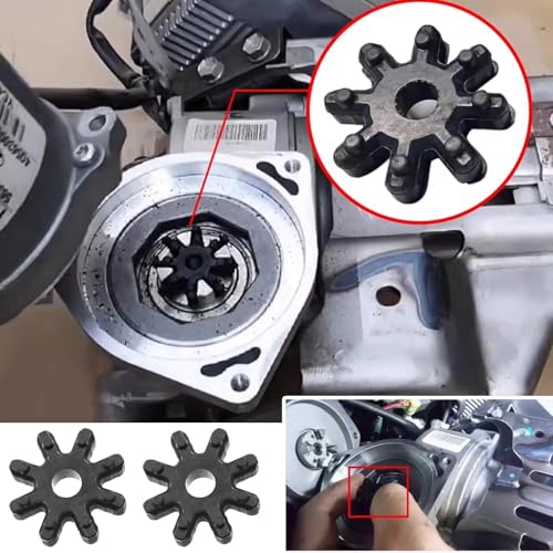 4 Stück Auto Lenksäulenkupplung, 563152K000FFF Flexible Kupplung, Kupplung Lenkkupplung Kunststoff, Lenkkupplung Lenksäule Zahnrad Zwischenhebel Buchse Koppler