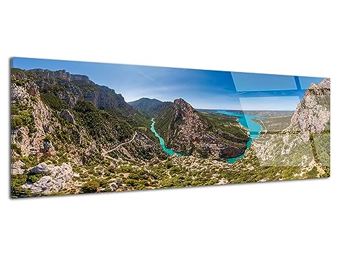 Photo sur Verre Acrylique Gorges du Verdon Tableau Panorama Premium