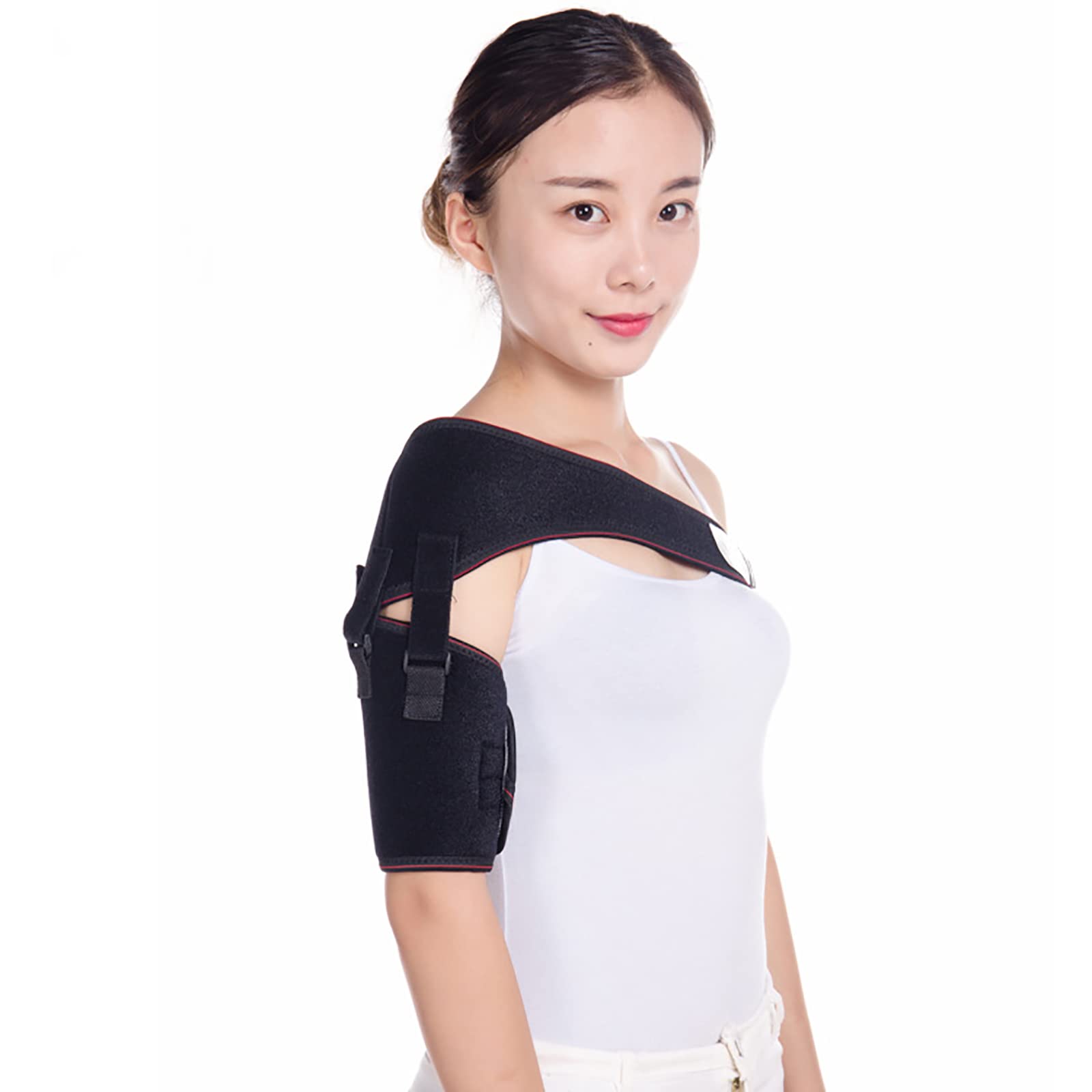 HAILM Shoulder Support for Men Women Design Injury Recovery Strap for Arm Therapy Shoulder Brace for Pain Frozen