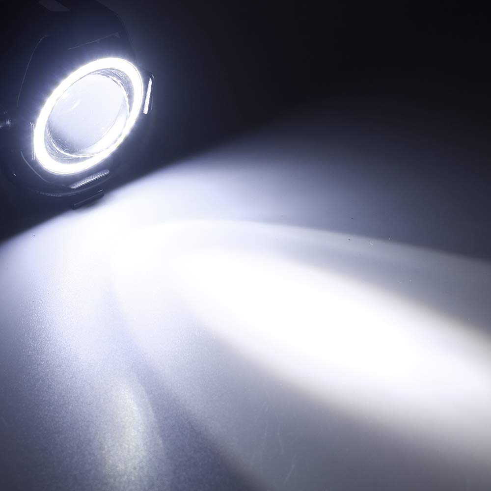 Amazon | X-STYLE U7 バイク用 LED フォグランプ 4つモード切替