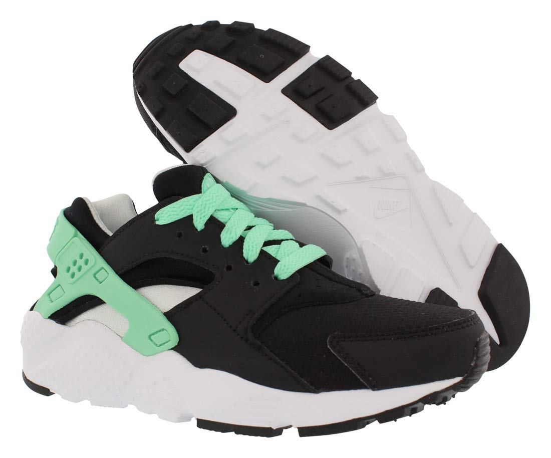 Nike 654280-008 Zapatillas de Trail Running, Niñas, Negro (Black/Green Glow/Pure Platinum/White), 35.5 EU (3|#Adult UK Girls)