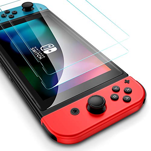 ESR Nintendo Switch フィルム ニンテンドースイッチ 液晶保護フィルム HDクリア 3倍強化 最大5KGの力に抵抗 傷つき防止 プレミアム強化ガラス スクリーンプロテクター [2枚入]
