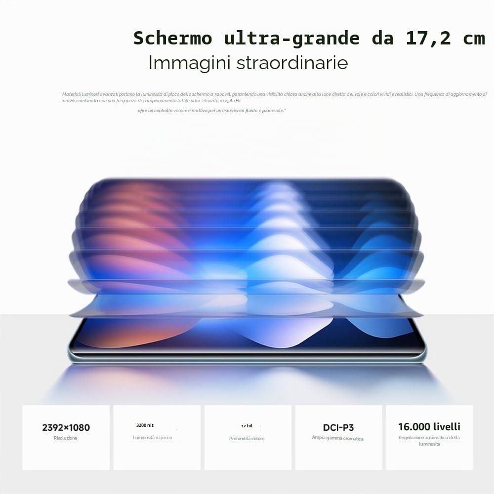 XIAOMI REDMI Note 15 8 GB + 256 GB, Smartphone AMOLED 6,77 pollici 120 Hz, MTK G100-Ultra, 108 MP + 20 MP, 6000 mAh, Turbo Charge 33 W, nero (senza caricatore incluso)