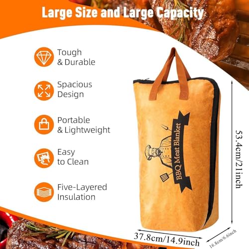 Manta de barbacoa evita carne seca con este accesorio impermeable reutilizable 7