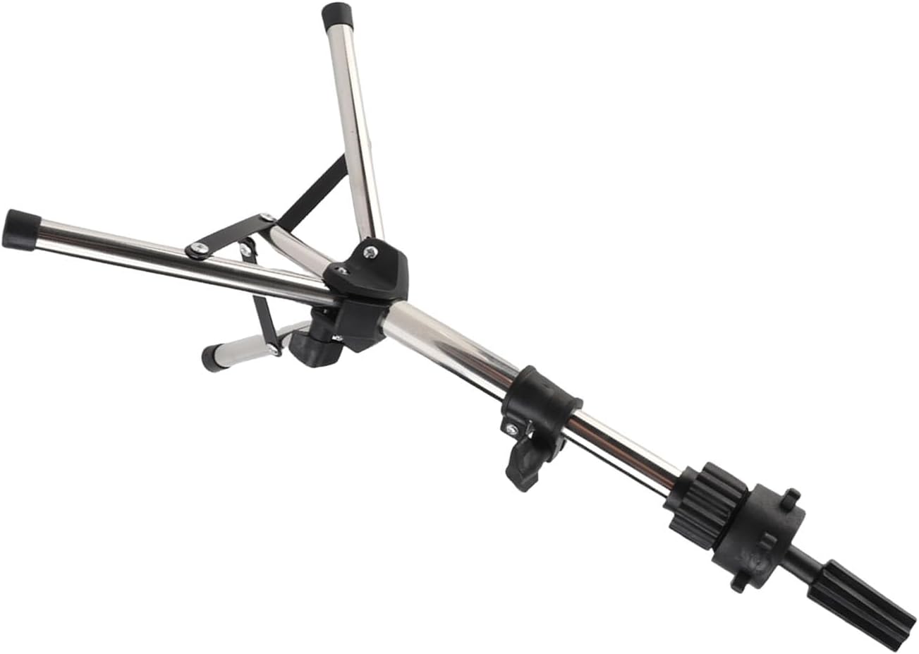 Adjustable Hairdressing Training Head Holder Tripod Stand Durable Design for Hair Stylists and Cosmetology Students Silver