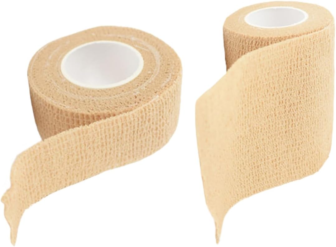 CALLARON 2pcs Elastic Bandage Rolls 5x450cm Self-Adhesive Sports Compression Wraps for Injury Protection and Athletic Support