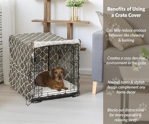 MidWest Homes for Pets CVR-30 Hundebox-Abdeckung, Stoff mit Teflonschutz, Sichtschutz für 76 cm lange Hundeboxen von MidWest und New World, maschinenwaschbar und trocknergeeignet