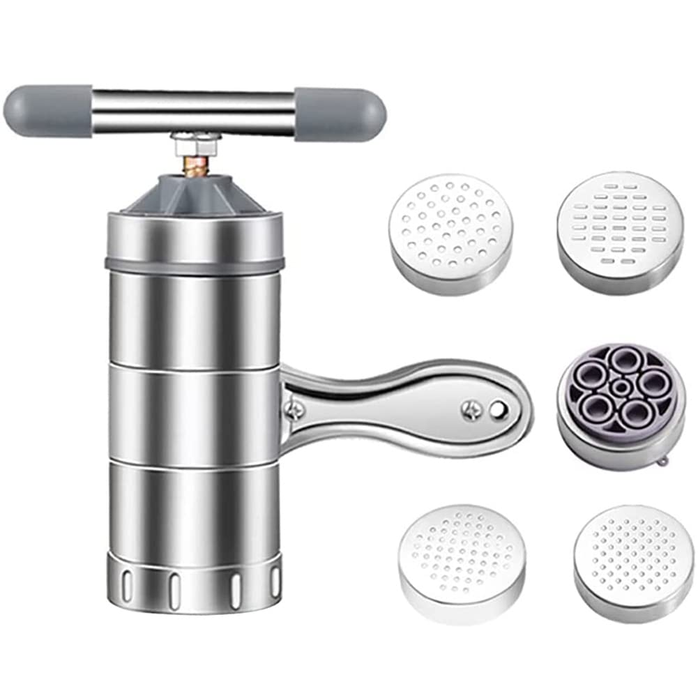 CTRLZS Noodle Making Machine Manual Noodles Press Machine Pasta Maker Stainless Steel, Noodle Mould