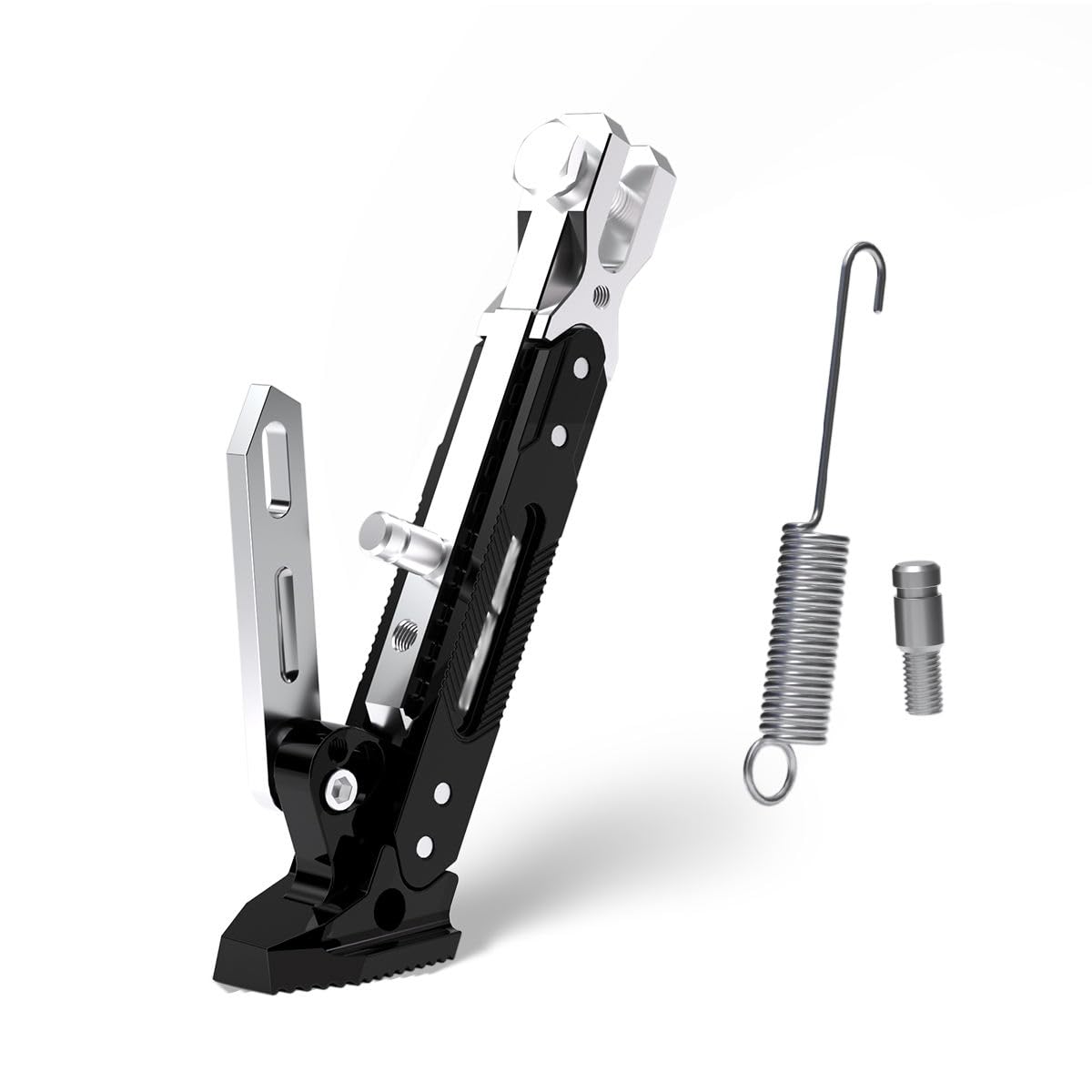 WHAT WE WANT WWW_FBFOOTSTAND ① Standway Bike Kickstand Side Support Stand Adjust Holder Set CNC