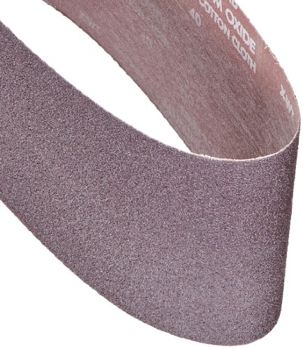 Norton 78072727986 BenchStand Abrasive Belt, Cotton Fiber Backing, Aluminum Oxide, 48
