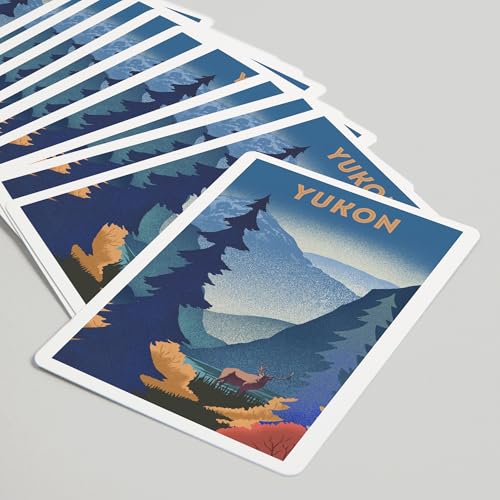 Lantern Press Yukon, Litografía, 52 Naipes Póker miniatura 5