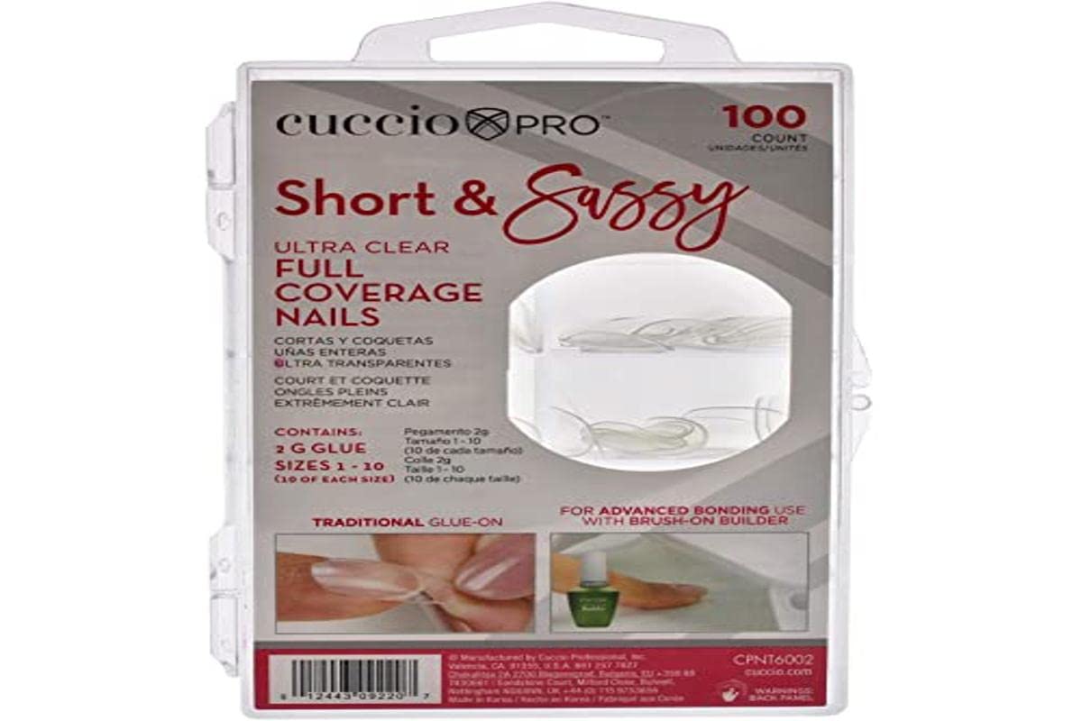 CuccioCU Tips Short & Sassy 100 Pcs