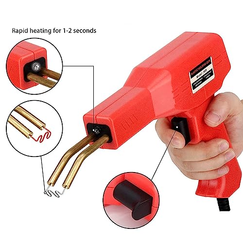 Hniuyun 50W Plastic Welder, Plastic Welding Kit with 200pcs Hot Staples, Car Bumper Crack Repair Kit for Most Plastic Repair 5 Hniuyun 50W Plastic Welder, Plastic Welding Kit with 200pcs Hot Staples, Car Bumper Crack Repair Kit for Most Plastic Repair - Image 5