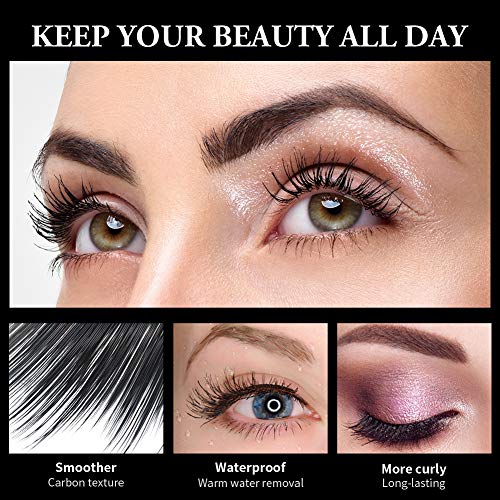 Bestidy JMG01 4D Silk Fiber Lash Mascara,Natural Waterproof Smudge-Proof Mascara,Thickening Lengthening Mascara No Clumping thumb #2