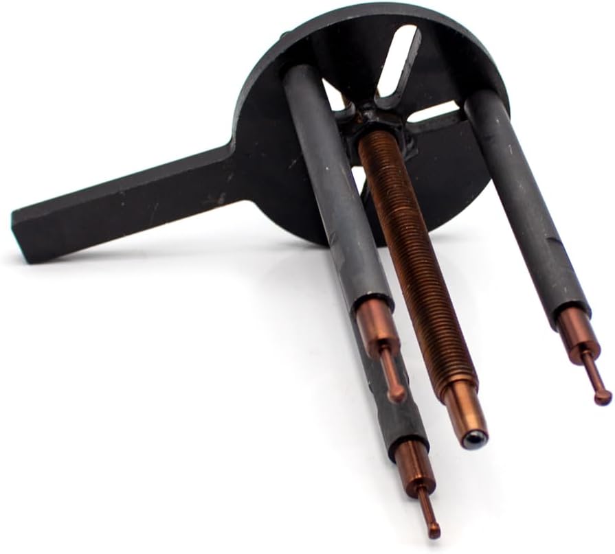 iDili Bearing Disassembly Puller Inner Hole Puller Removal Tool Three-Jaw Puller Set (33Pcs Set)