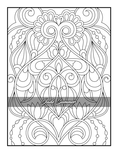 100 Amazing Patterns: An Adult Coloring Book with Fun, Easy, and Relaxing Coloring Pages - Image 62