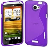  wortek TPU Silicona S Line Diseño Funda compatible para HTC One Mini M4/One M8/One S/One X