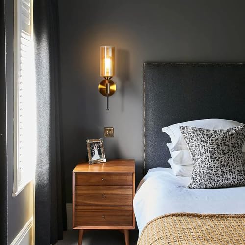 Image of Wall Lamp Chandelier Pendant Light, Home Decor for Bedroom, Living Room, Hallway, Cafe, Hotel, Restaurant (Luster Wall LAMP with LED Bulb Pack of 1)