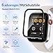 Carantee Schutzfolie für Panzerglas für Huawei Watch Fit 3 (2 Stück) - Hohe Touch-Empfindlichkeit, Anti-Fingerabdruck, 9H Härte, kratzfest & stoßfest - Displayschutzfolie mit Blasenfreie Installation